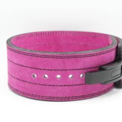POWERLIFTING BELT / Purple GENGHIS LEVER POWERLIFTING BELT / Weightlifting Lever Belt Black stitched