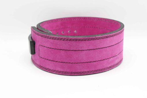 PURPLE POWERLIFTING BELT / Purple GENGHIS LEVER POWERLIFTING BELT / Weightlifting Lever Belt Black stitched