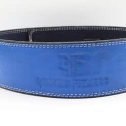 WEIGHTLIFTING Lever Belt Blue/ white stitched