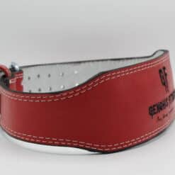 UNISEX EMBROIDERY RED WEIGHTLIFTING BELT