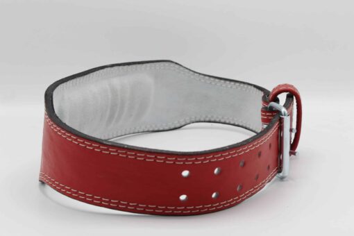 G |F UNISEX EMBROIDERY RED WEIGHTLIFTING BELT