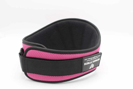 pink fabric belt/ Unisex Neoprene Weightlifting Belt 5"/ Nylon Weightlifting Belt/ Training Belt