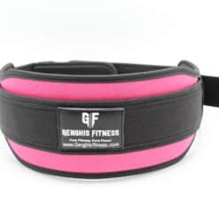 Fabric Belt Pink/Black/ women weightlifting belt/ Unisex Neoprene Weightlifting Belt 4