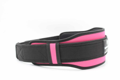 Fabric Belt Pink/Black/ Unisex Neoprene Weightlifting Belt 4"/ Nylon Weightlifting Belt/ Training Belt