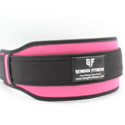 Fabric Belt Pink/Black/ Unisex Neoprene Weightlifting Belt 4