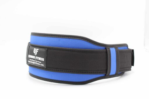 Fabric Belt Blue/Black/ Unisex Neoprene Weightlifting Belt 4"/ Nylon Weightlifting Belt/ Training Belt