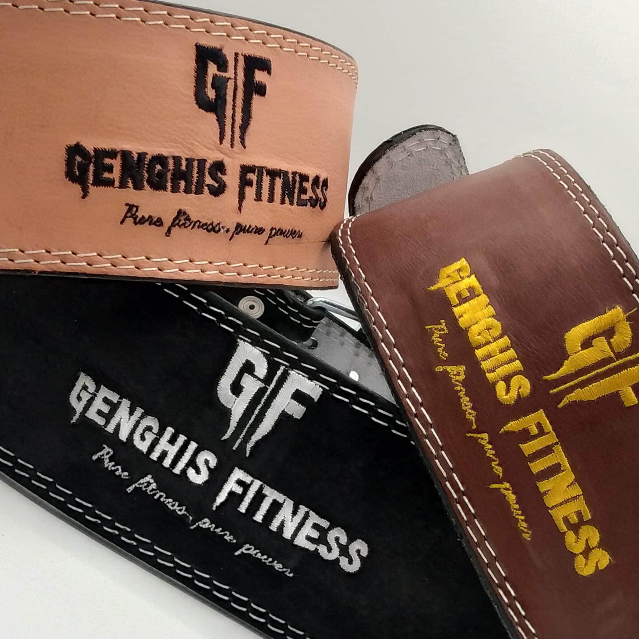 Embroidery weightlifting belt