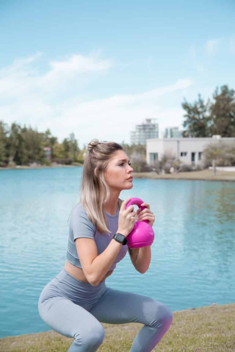 Goblet Squats/ Strength Training/ kettlebell workouts