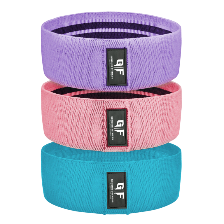 Genghis Fitness Fabric Hip Circle Booty Bands Set of 3 Side View