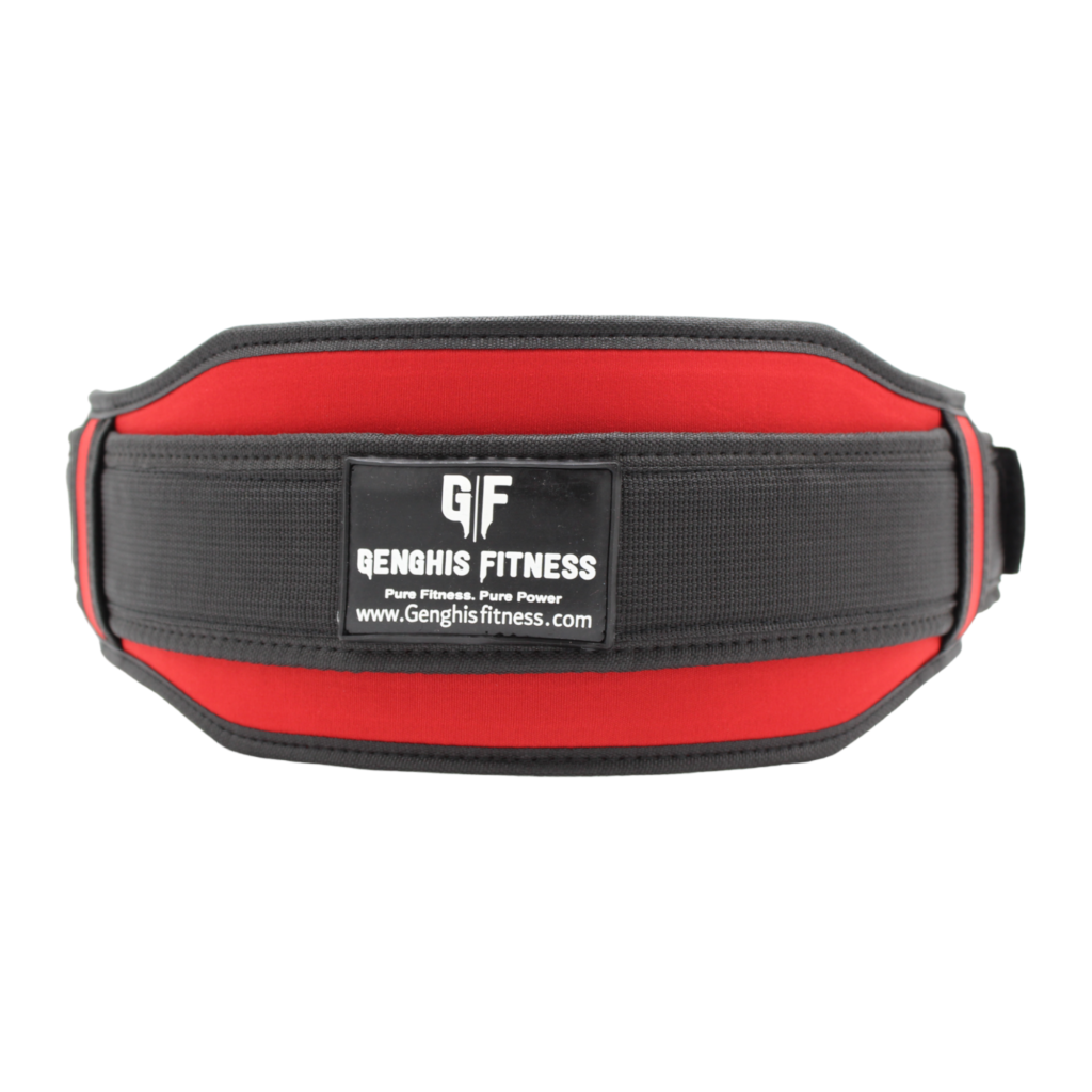 Red 5.5" Neoprene Weightlifting Belt