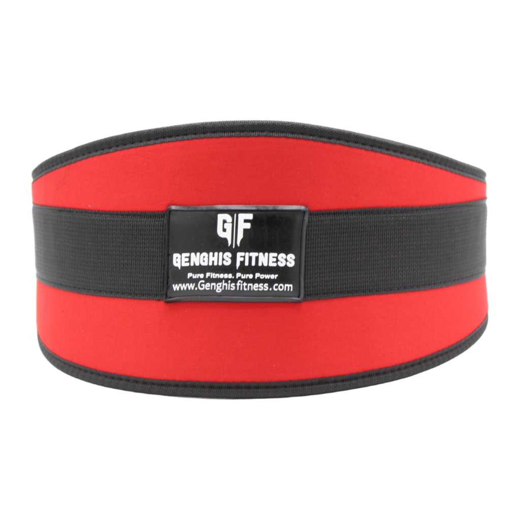 Red 6.5" Neoprene Weightlifting Belt