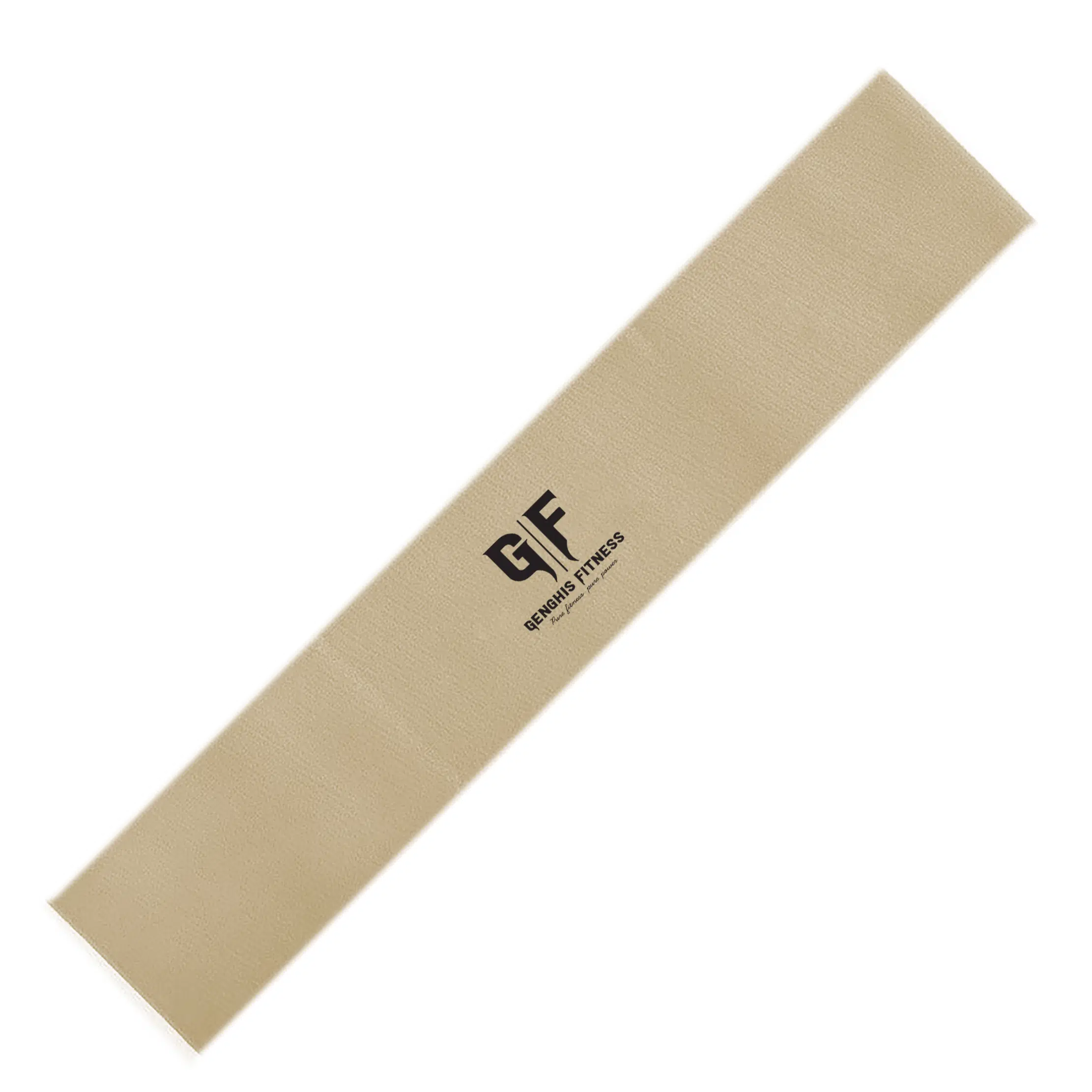 Bench Blaster Sling | Bench Press Overload Tool 26 Genghis Fitness Bench Blaster Elastic Pressing Sling Beige Front View
