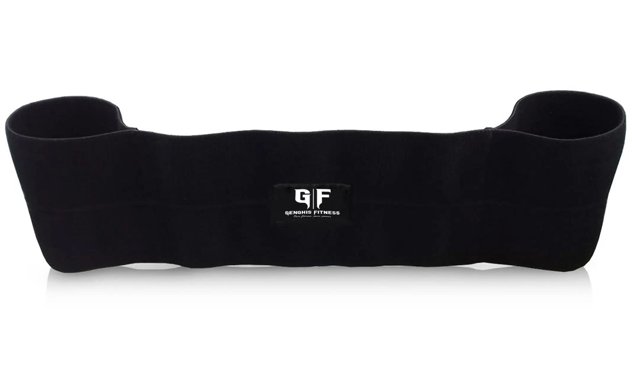 Bench Blaster Sling | Bench Press Overload Tool 1 Genghis Fitness Bench Blaster Elastic Pressing Sling Black Side View