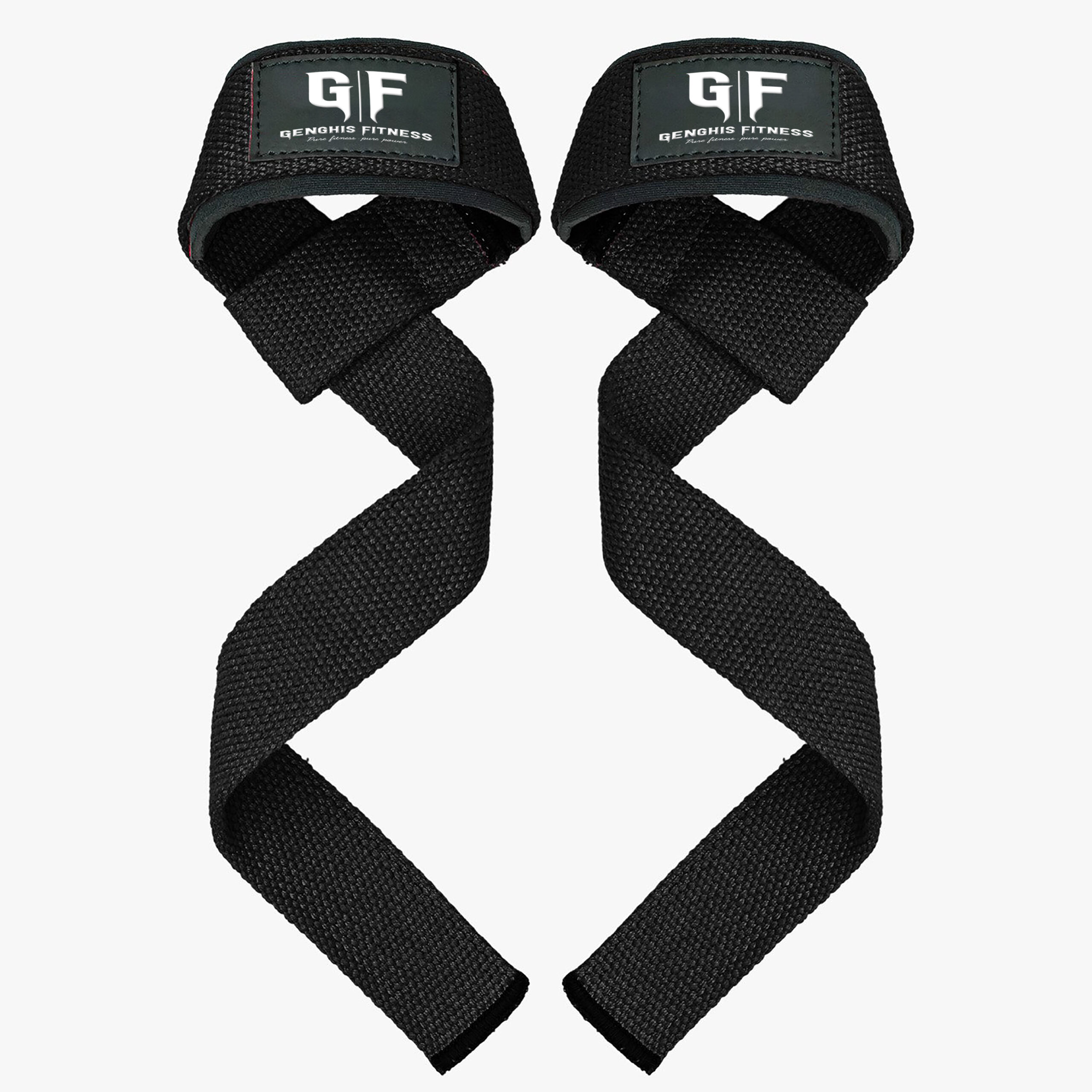 Black Cotton Lifting Strap