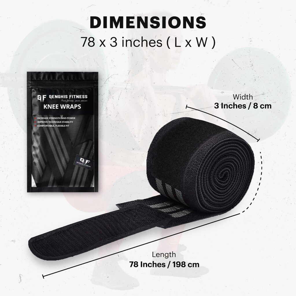 Knee Wraps-Pamphlet - Dimensions