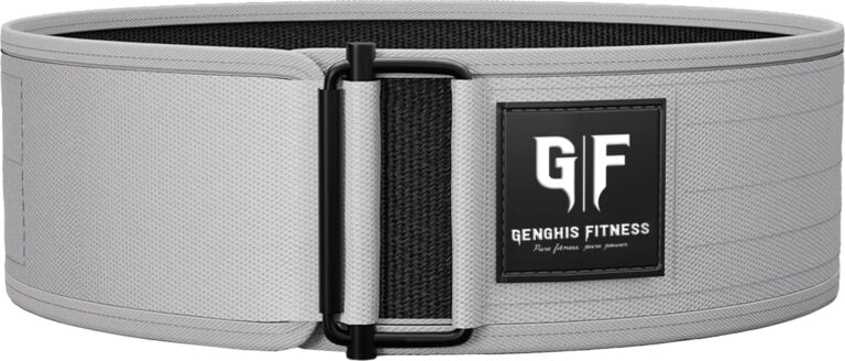 4" Nylon Weightlifting Belt-Grey / lifting belt for men