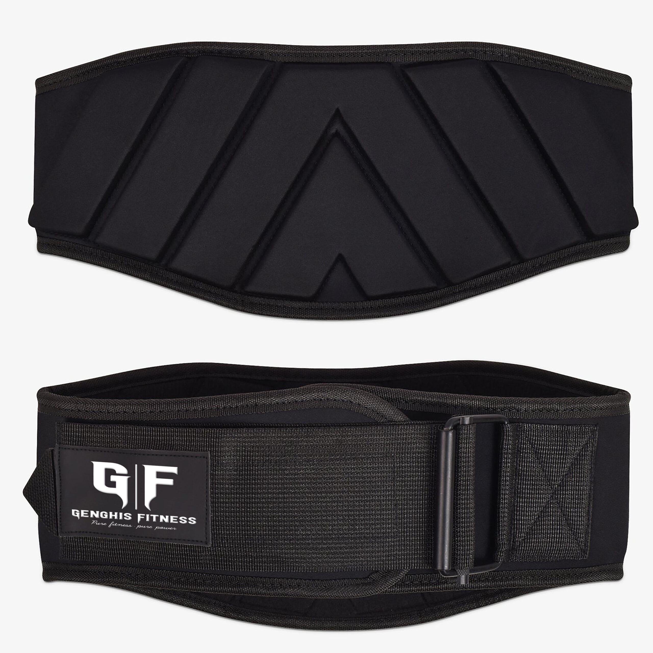 Neoprene Weight lifting Belt -Black