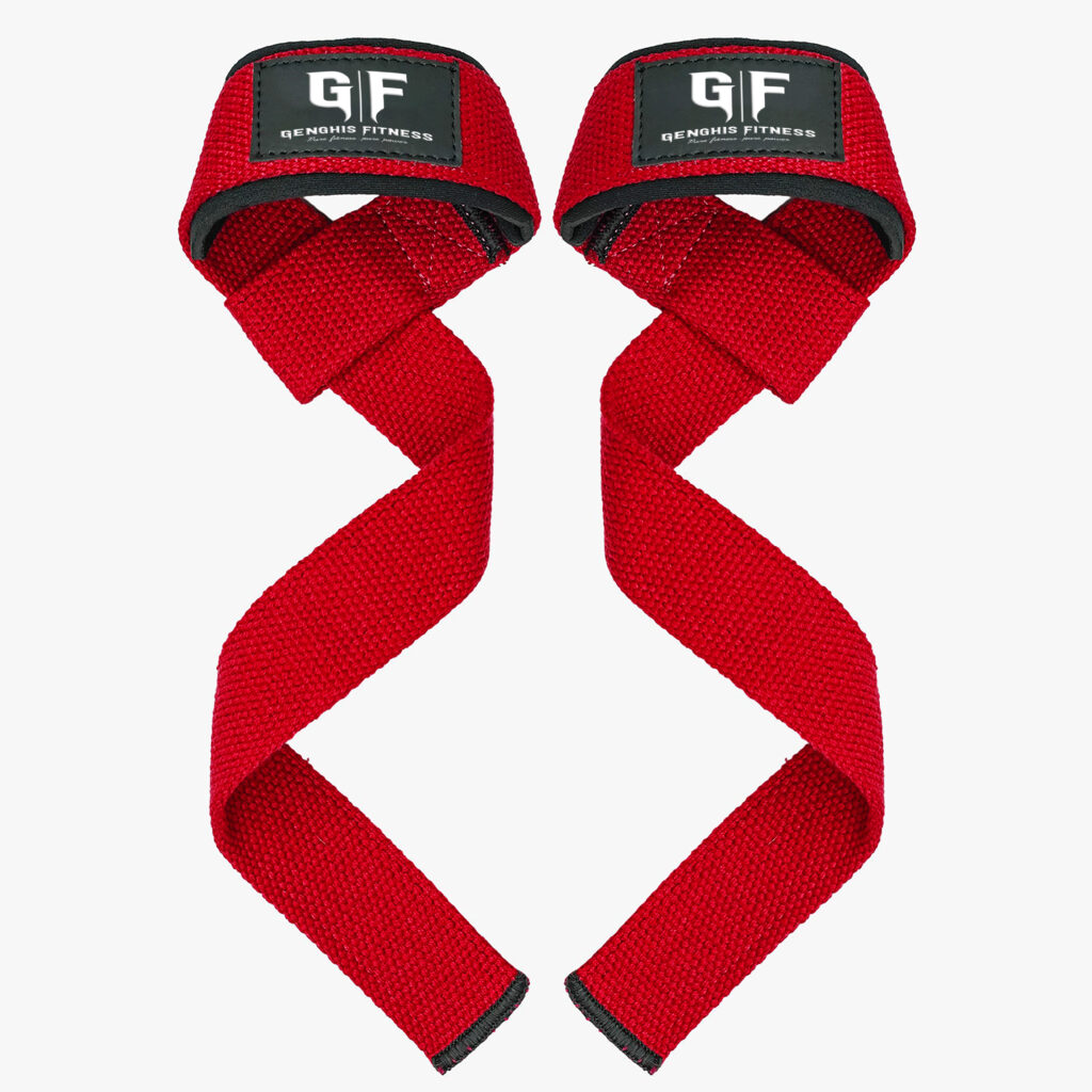 Red Lifting Strap/ Lifting Grips