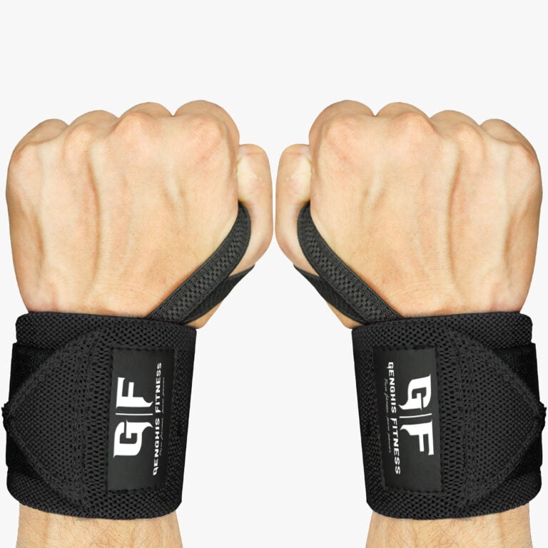 Genghis Fitness Lifting Wrist Wraps 12 18 Inch Texture Detail