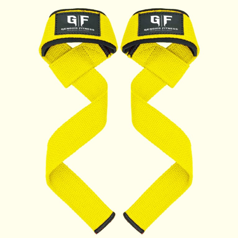Yellow Lifting Strap/ weightlifting hand straps