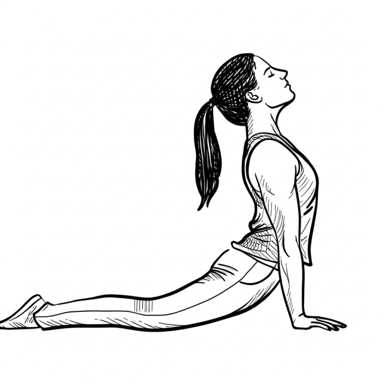 Cobra Pose-4 Yoga Poses